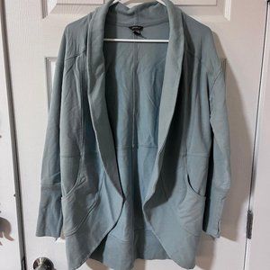 Eddie Bauer, Women's Open Front Cotton Cardigan, Light Blue, Medium